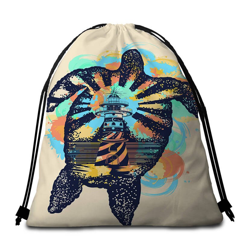 Serviette de Plage Tortue Ronde - Phare