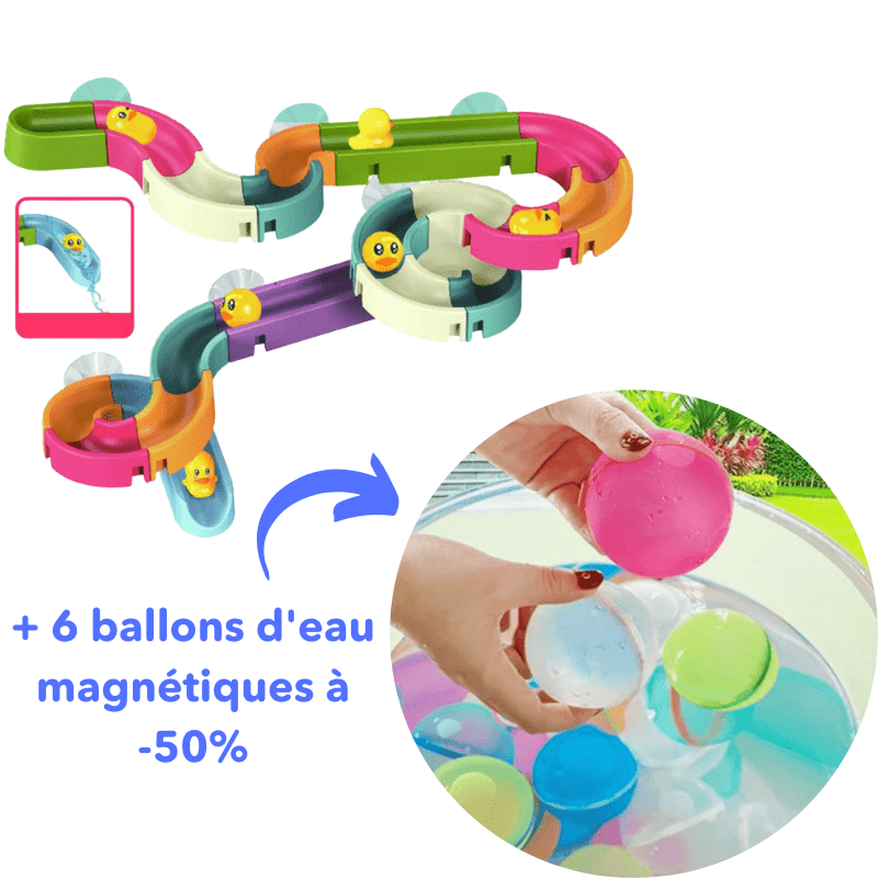 Baignoire Fun - Canards Flottants et Toboggans Amusants