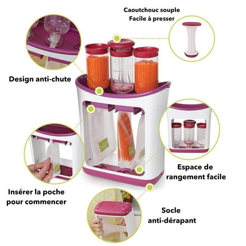 SQUEEZ'POTES - Machine à Compote Bébé | Bébé Calins