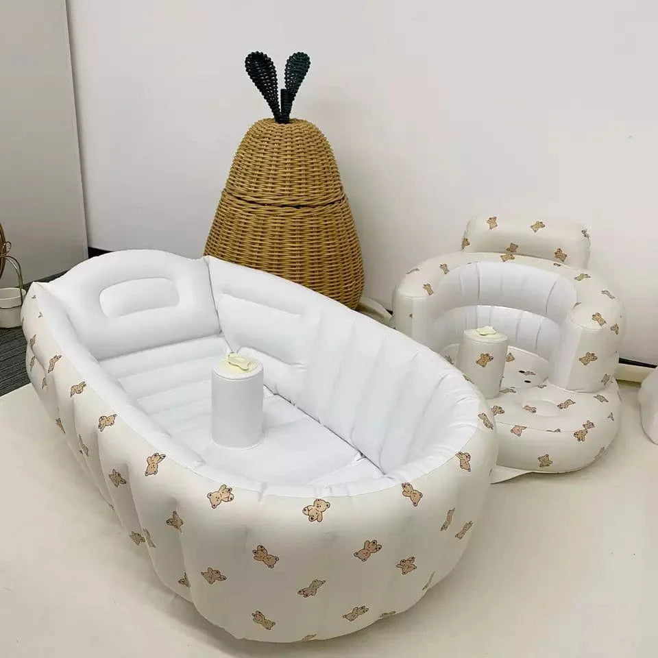 Baignoire portable et gonflable pour bébés