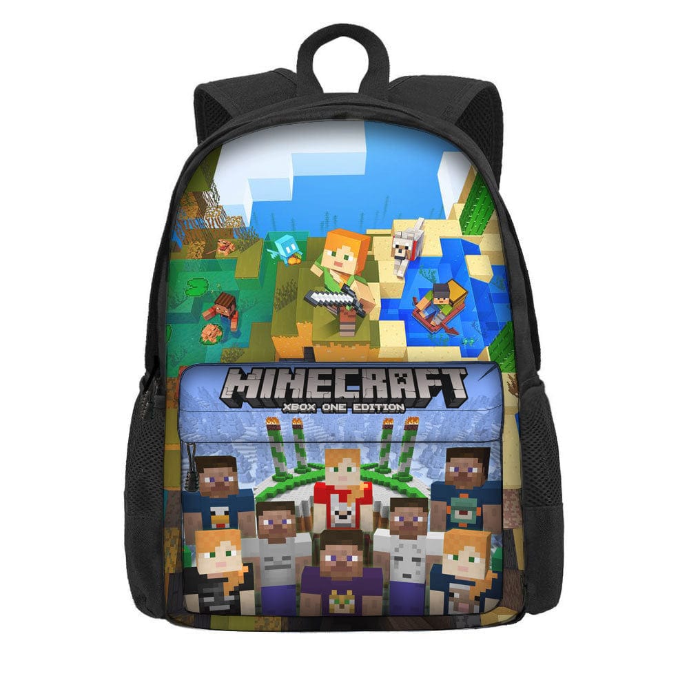 Sac à dos Minecraft - Scènes Épiques du Jeu