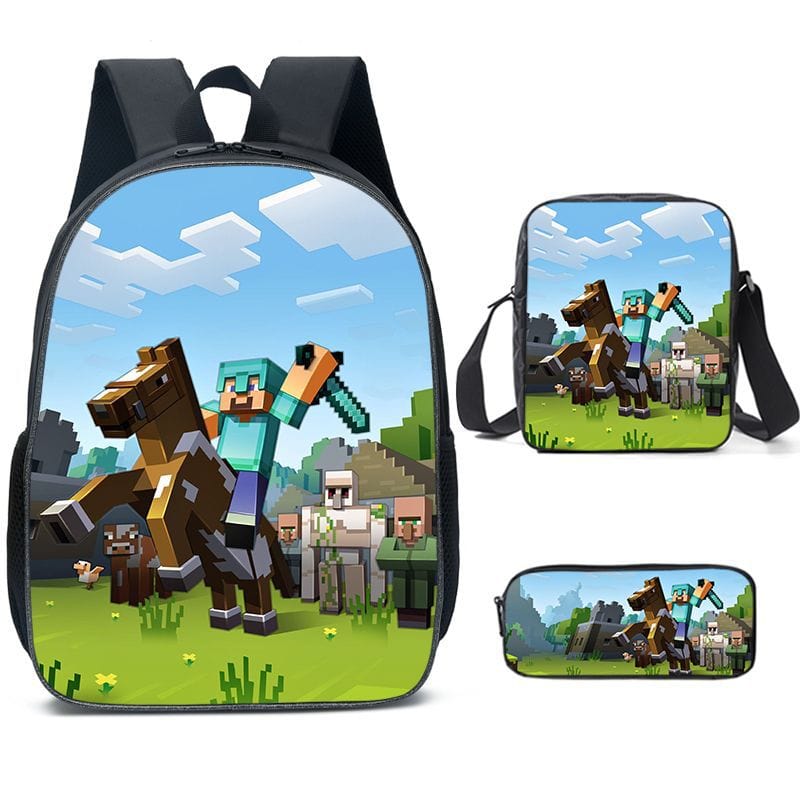 Cartable Minecraft - Sac à dos tendance pour les passionnés de jeux vidéo