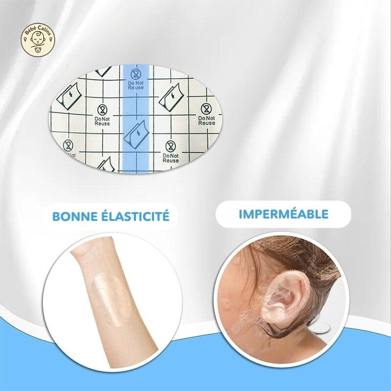30 Patchs Imperméables - Protection Idéale pour les Oreilles de Bébé