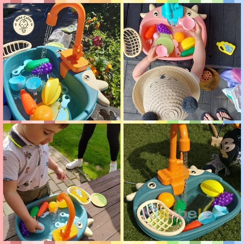 Aqualuxe : L'Évier Magique des Mini-Chefs