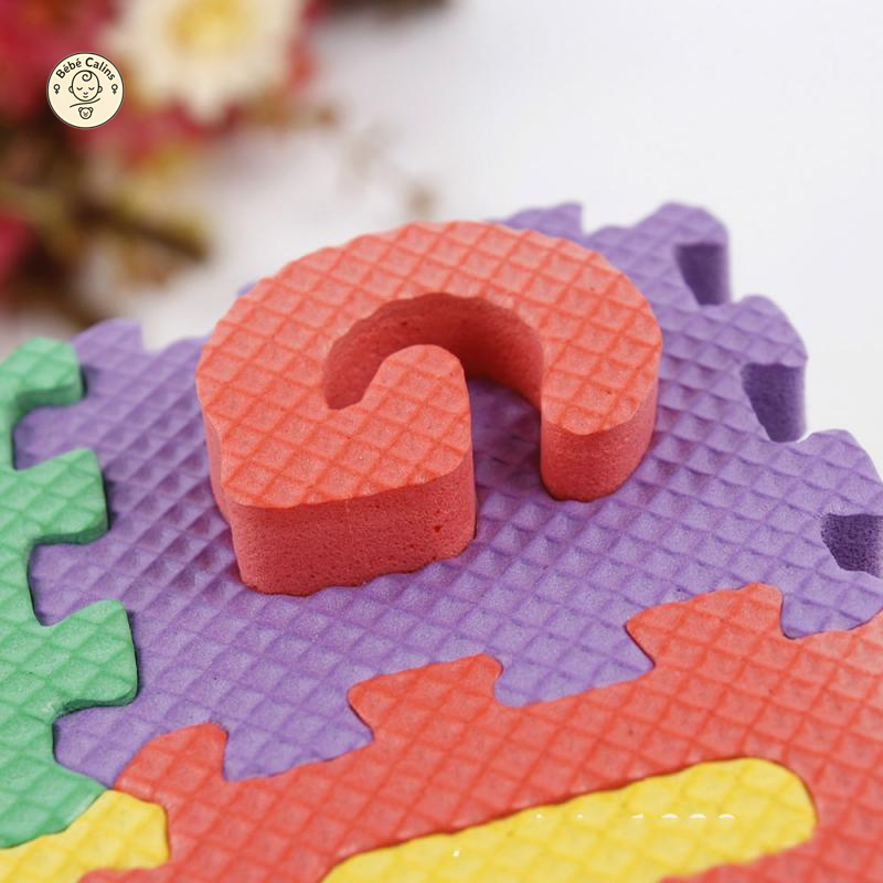 Tapis 36 Dalles Sensorielles Chiffres et Lettres