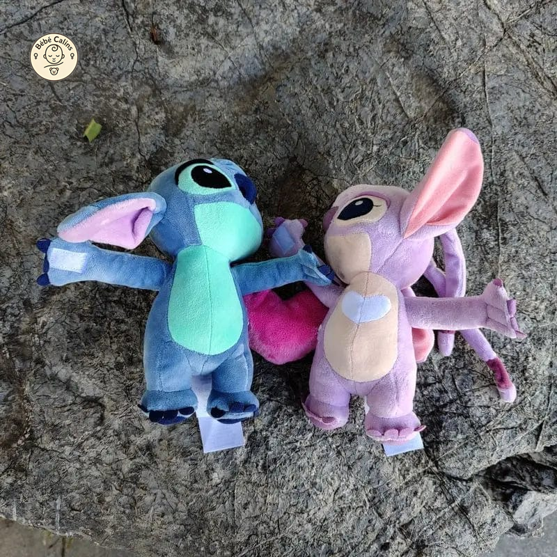 Peluche Stitch et Angel I Love You Duo