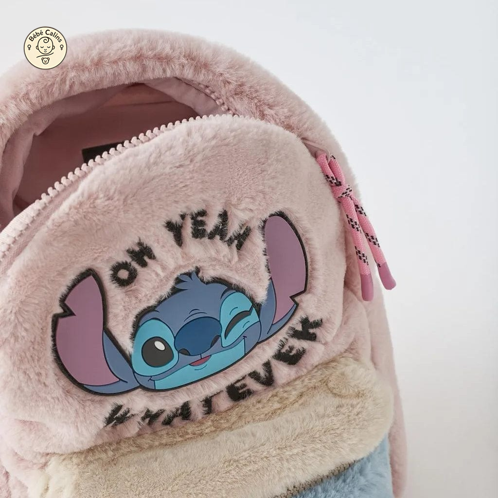 Cartable Stitch en Peluche Douce