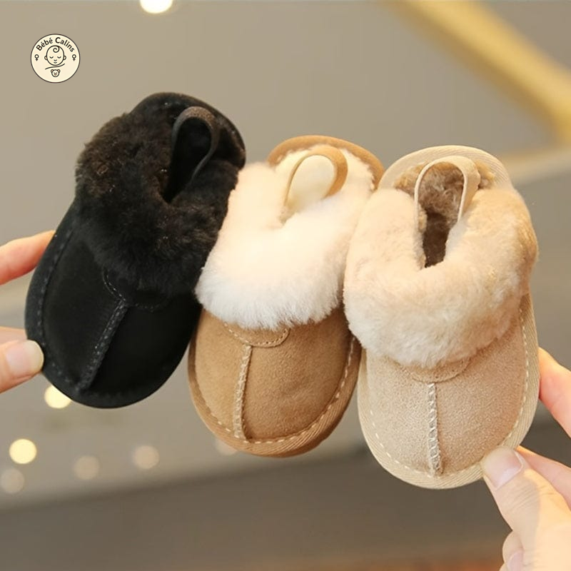Chaussons Mignons en Peluche pour Bébés