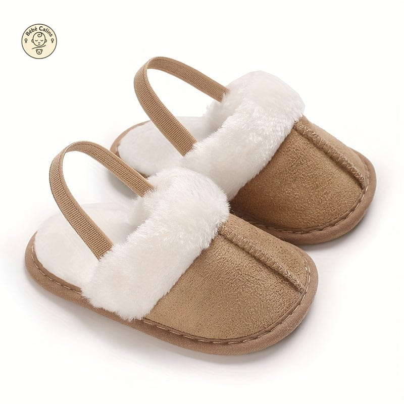 Chaussons Mignons en Peluche pour Bébés