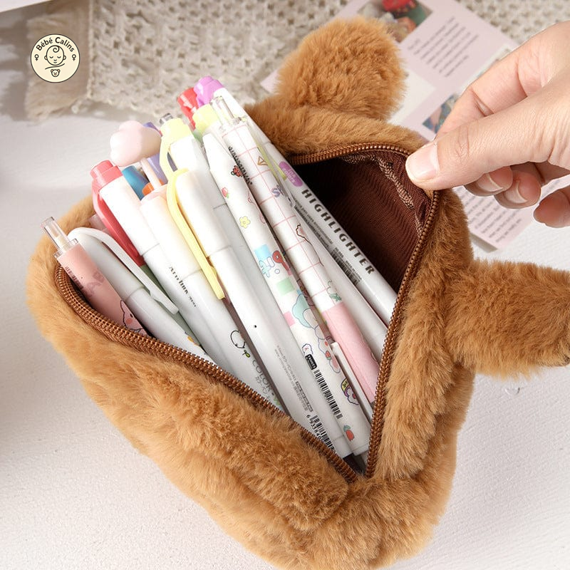 Trousse kawaii capybara en peluche