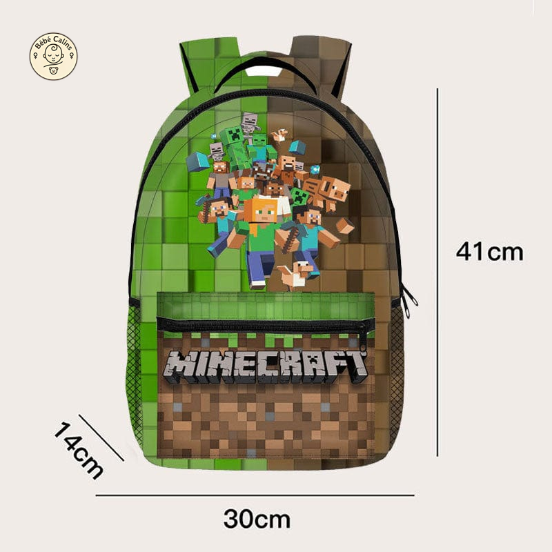 Sac à dos Minecraft avec impression intégrale captivante