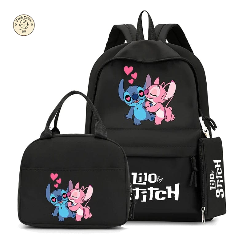 Stylish 3-Piece Stitch Set Backpack