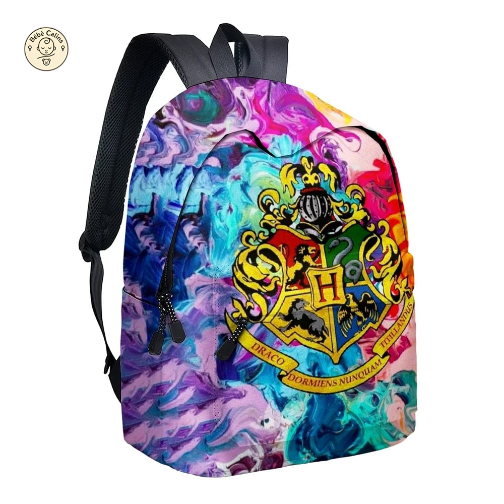 Cartable Magique Harry Potter Coloré avec Trousse Inclus !