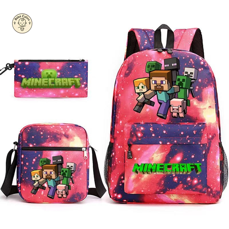 Cartable Minecraft Éblouissant en Haute Qualité