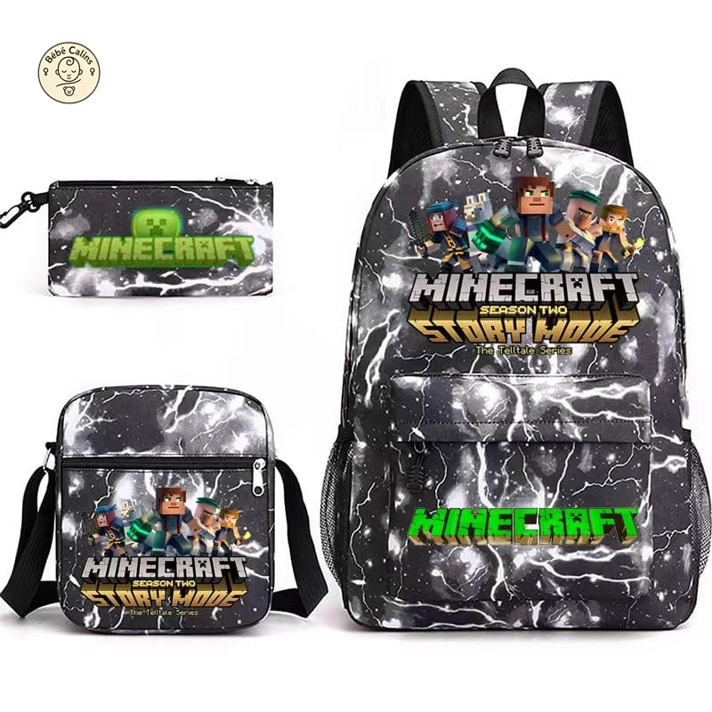Cartable Minecraft Éblouissant en Haute Qualité