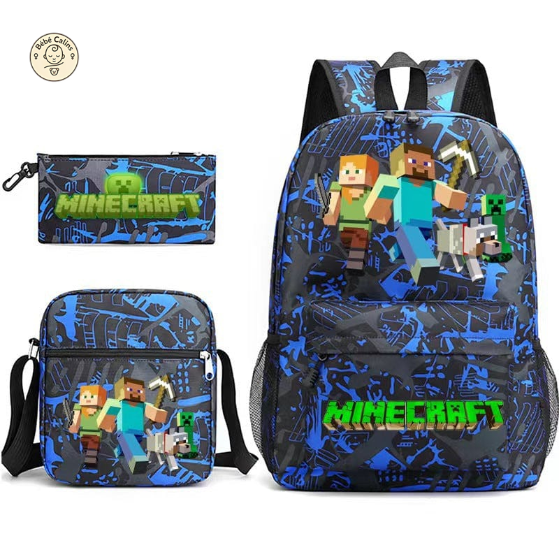Cartable Minecraft Éblouissant en Haute Qualité
