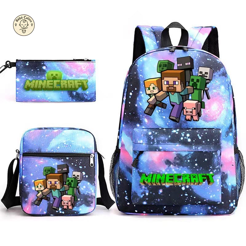 Cartable Minecraft Éblouissant en Haute Qualité