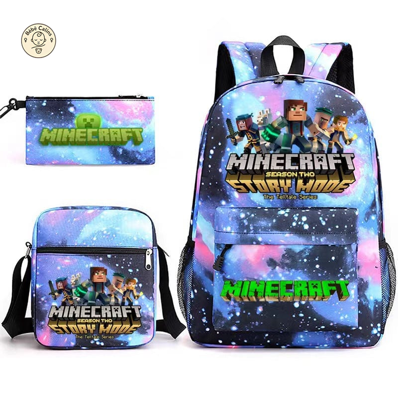 Cartable Minecraft Éblouissant en Haute Qualité
