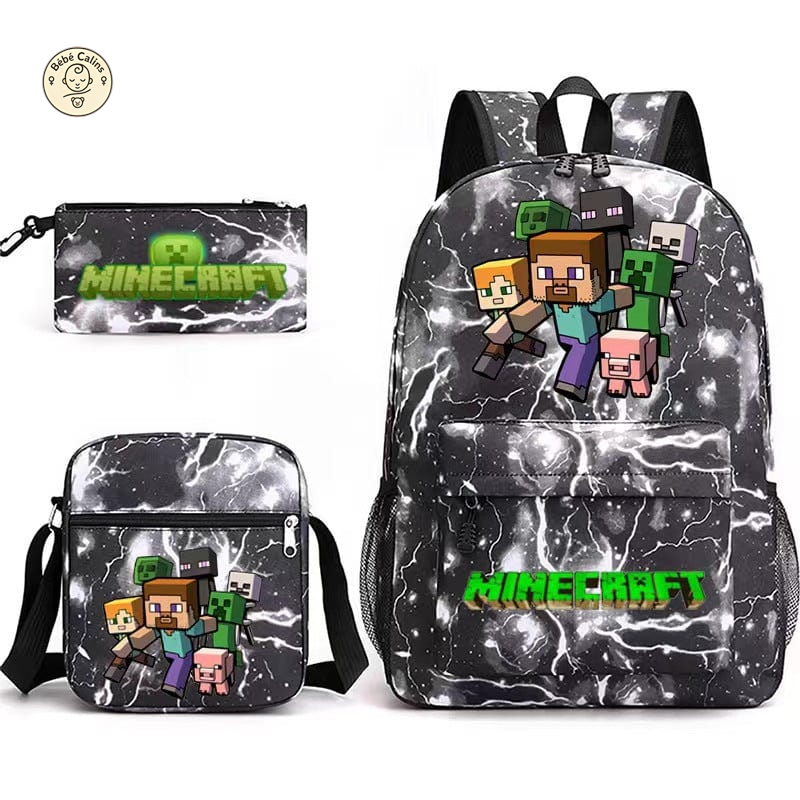 Cartable Minecraft Éblouissant en Haute Qualité