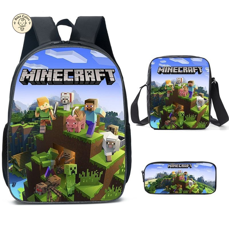Cartable Minecraft - Sac à dos tendance pour les passionnés de jeux vidéo