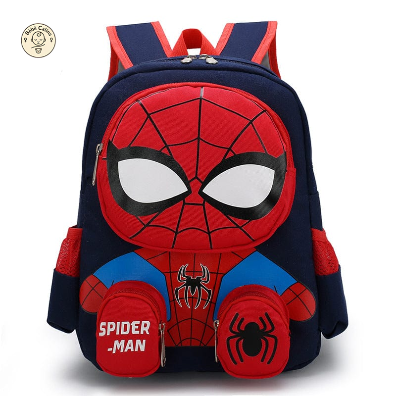 Cartable 3D Spiderman avec Poches Astucieuses et Pratiques