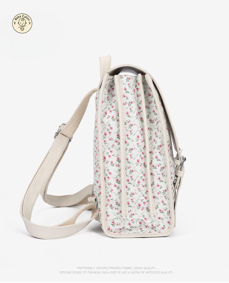 Sac à dos fleuri de 34 cm - élégance et style!