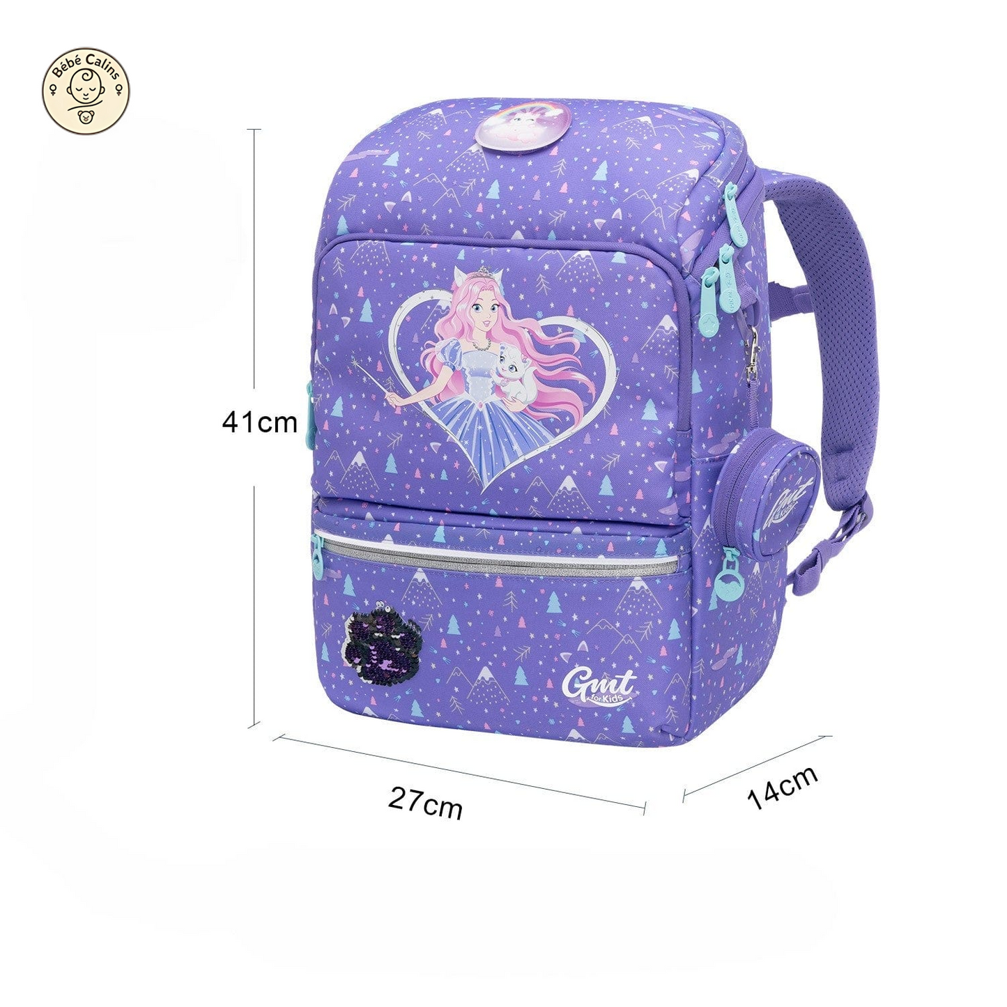 Cartable spacieux de 41 cm, idéal pour tous vos besoins !