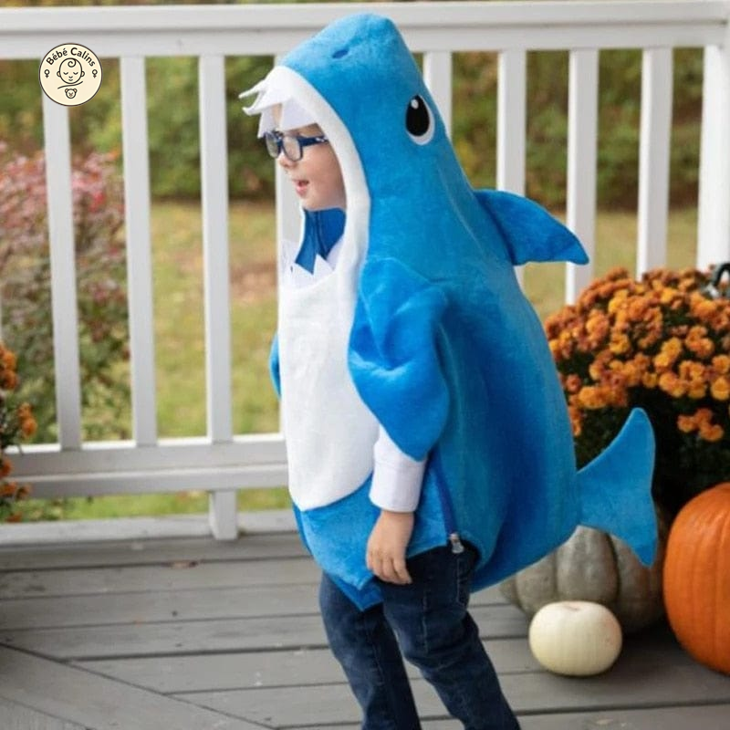 Déguisement carnaval baby shark bébé et enfant