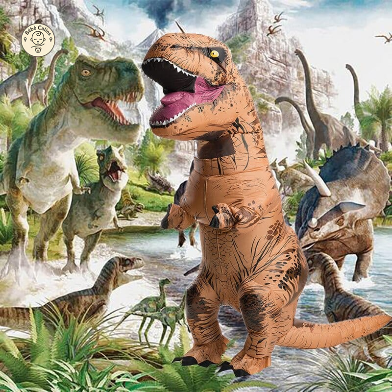 Déguisement dinosaure gonflable carnaval enfant et adulte