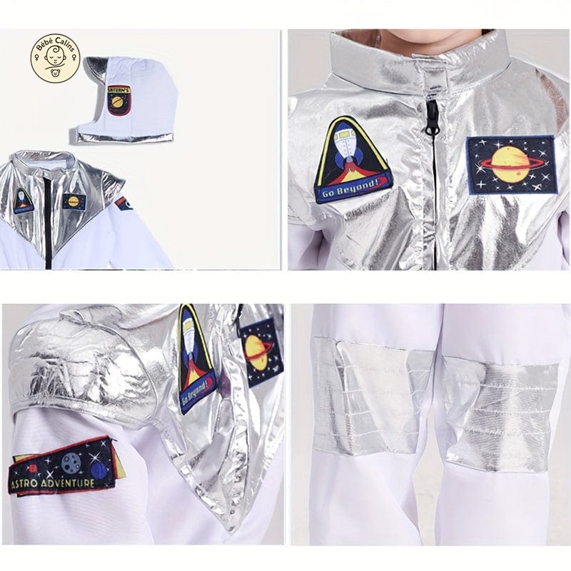 Costume d'Astronaute Enfant avec Casque Brillant