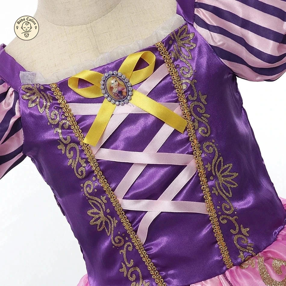 Déguisement Princesse Enfant Raiponce Costume Violet