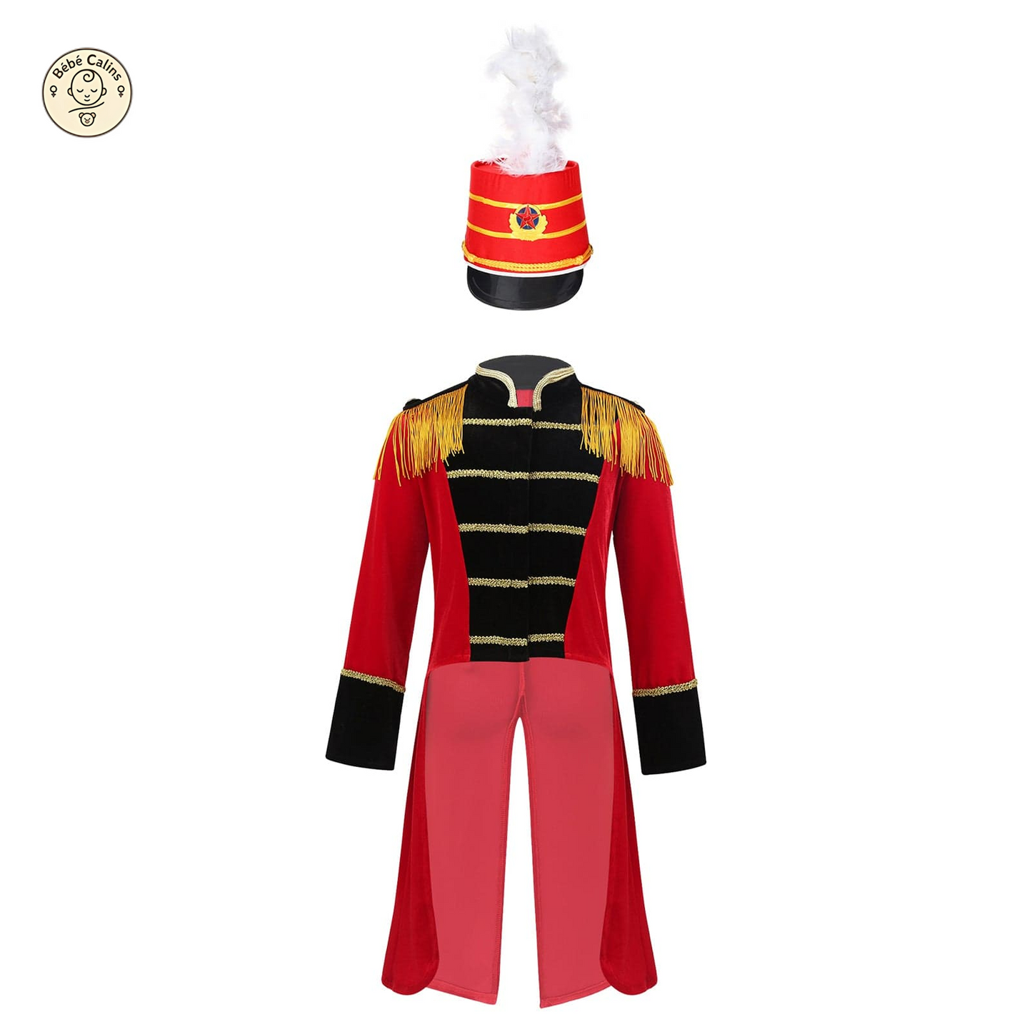 Déguisement de magicien de Cirque garçon Rouge