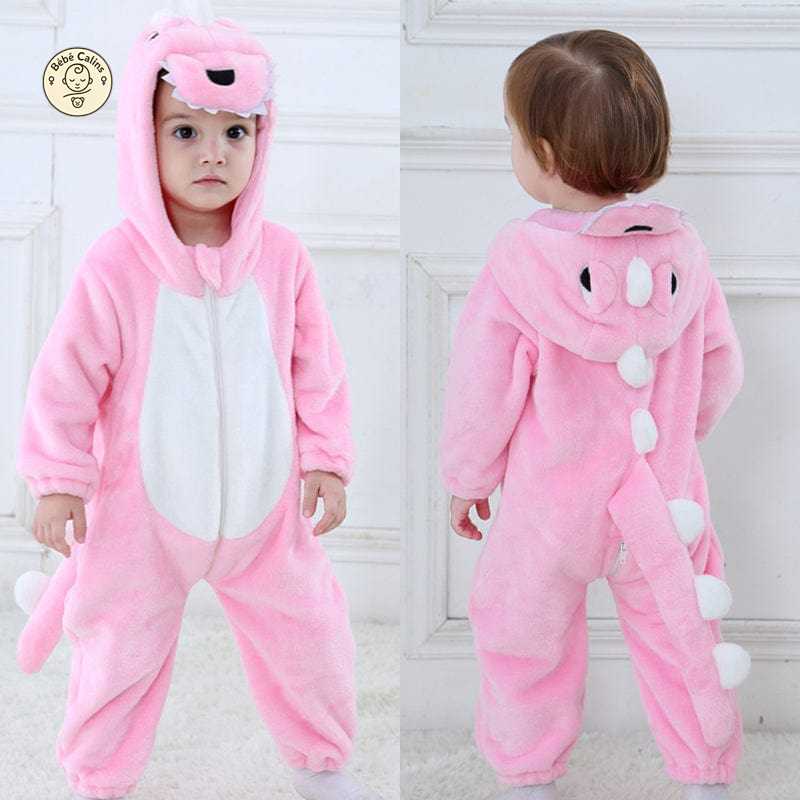Déguisement Dinosaure Grenouillère Bébé Polaire Hiver