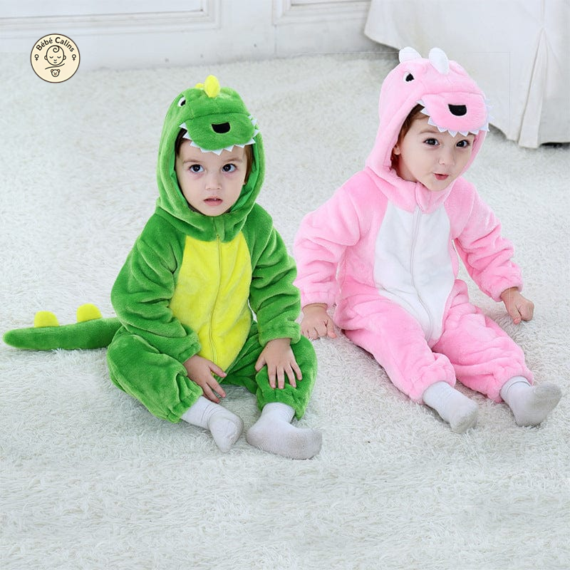 Déguisement Dinosaure Grenouillère Bébé Polaire Hiver