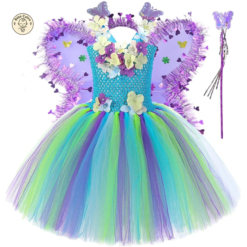 Déguisement fée Papillon Fille Tutu Magique