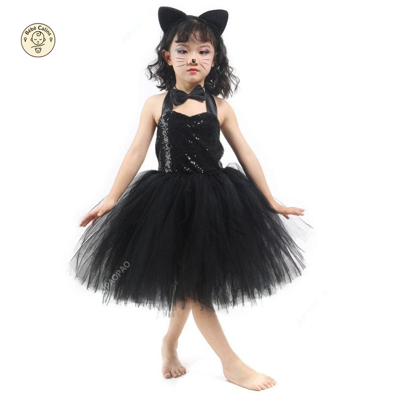 Déguisement Chat Noir Enfant avec Accessoires
