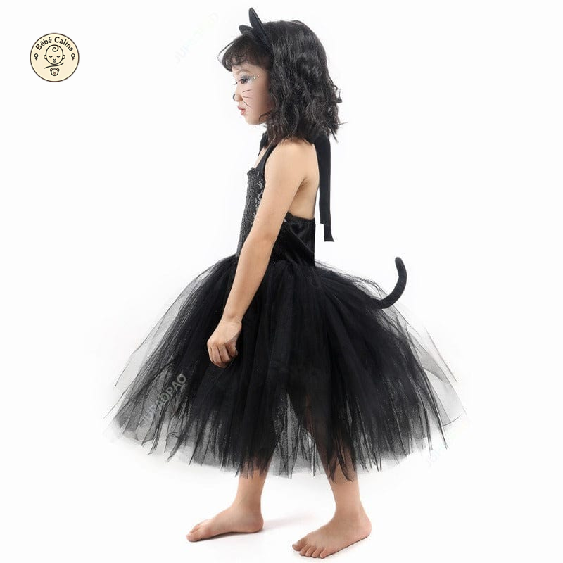 Déguisement Chat Noir Enfant avec Accessoires