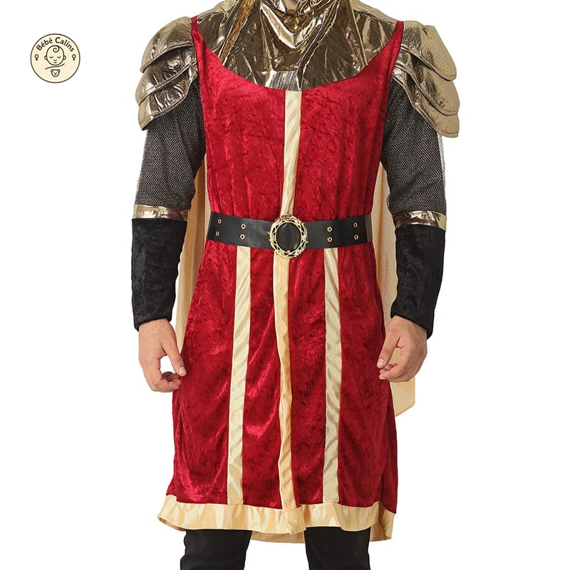 Déguisement roi Médiéval Rouge Homme