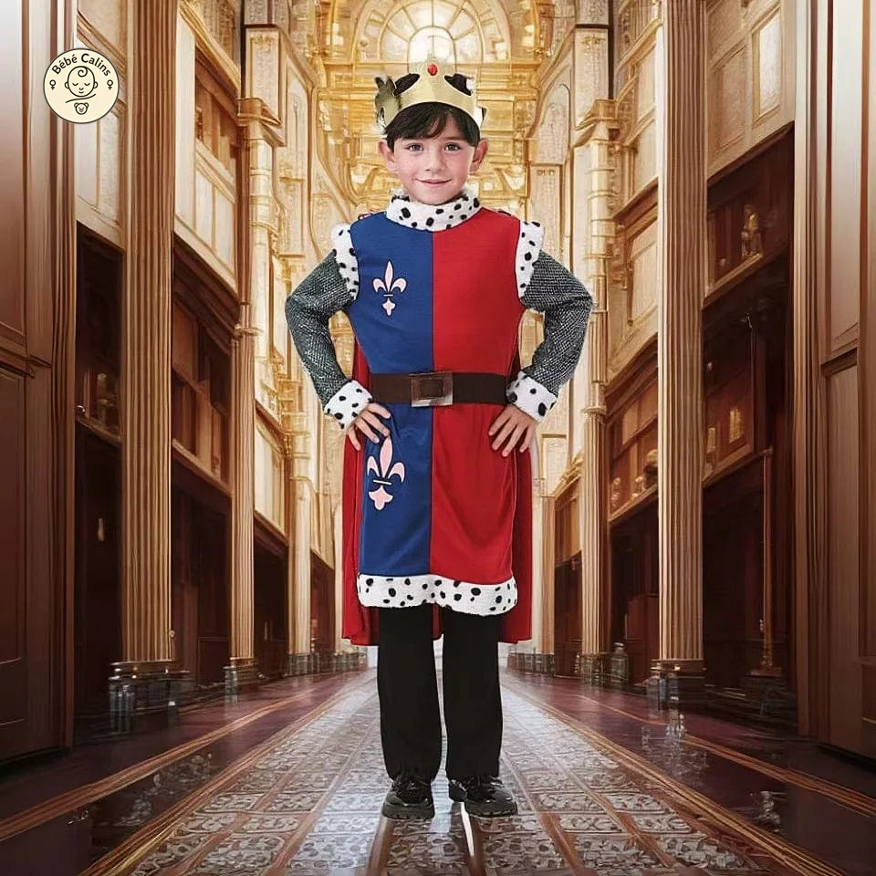 Déguisement roi Enfant Médiéval avec Cape