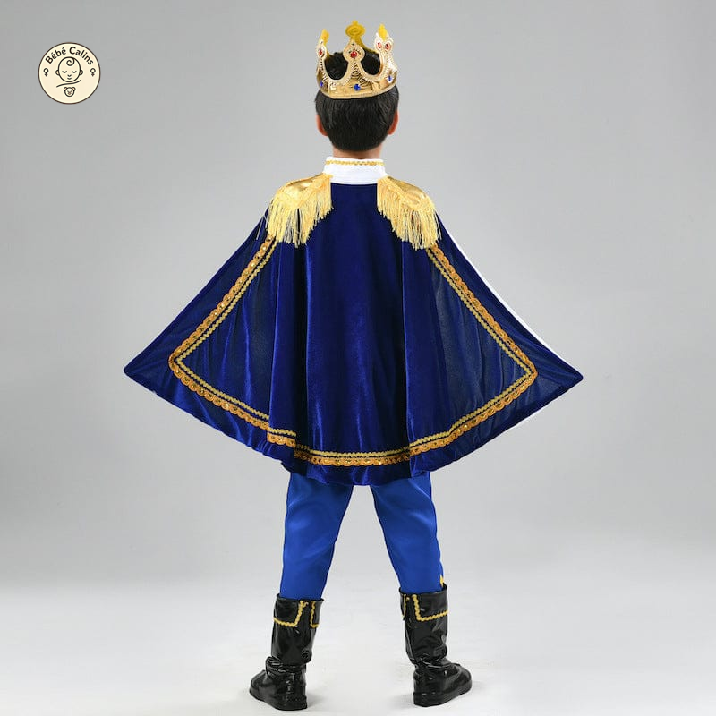 Déguisement roi Enfant Rouge avec Cape