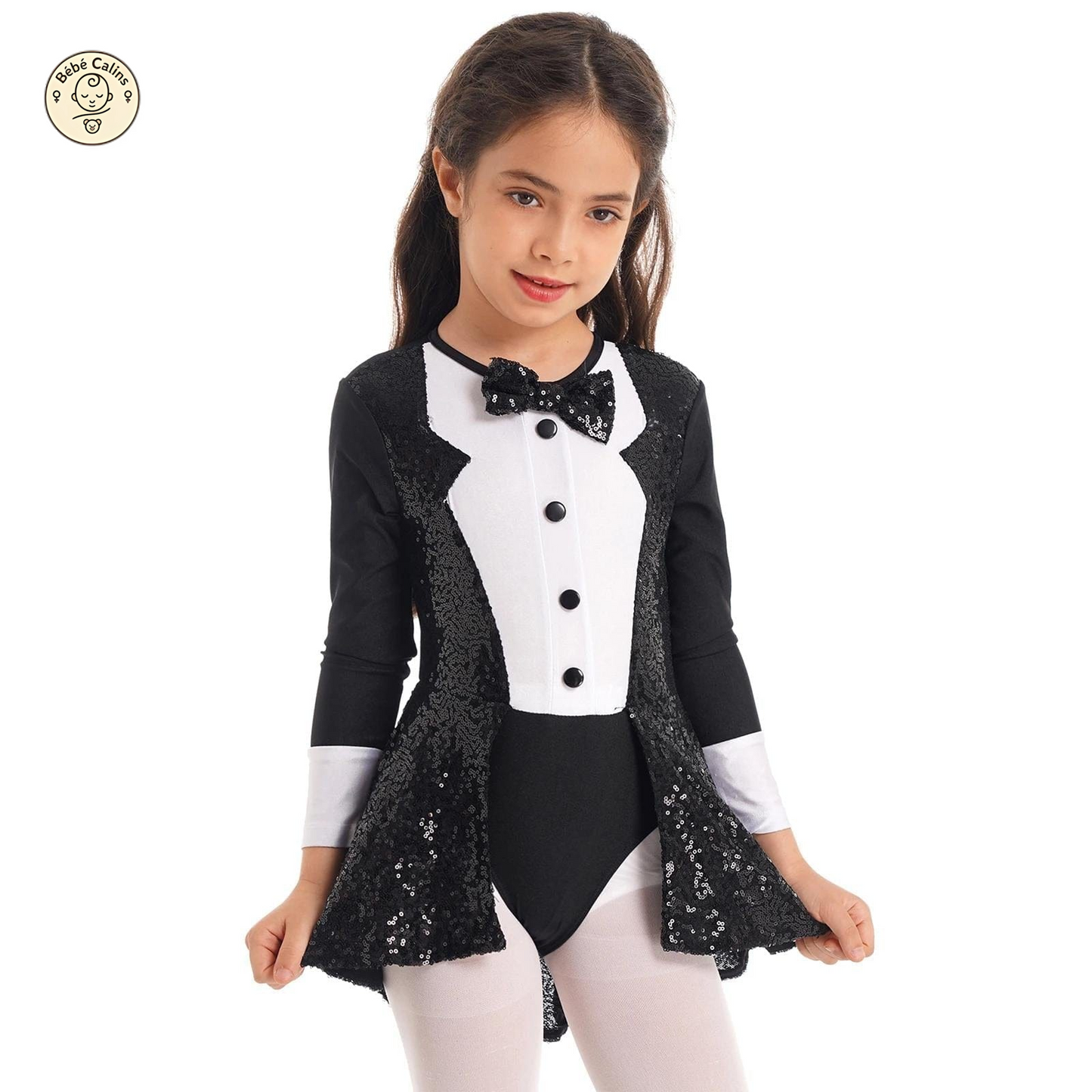 Déguisement de magicien Fille avec Paillettes Élégantes