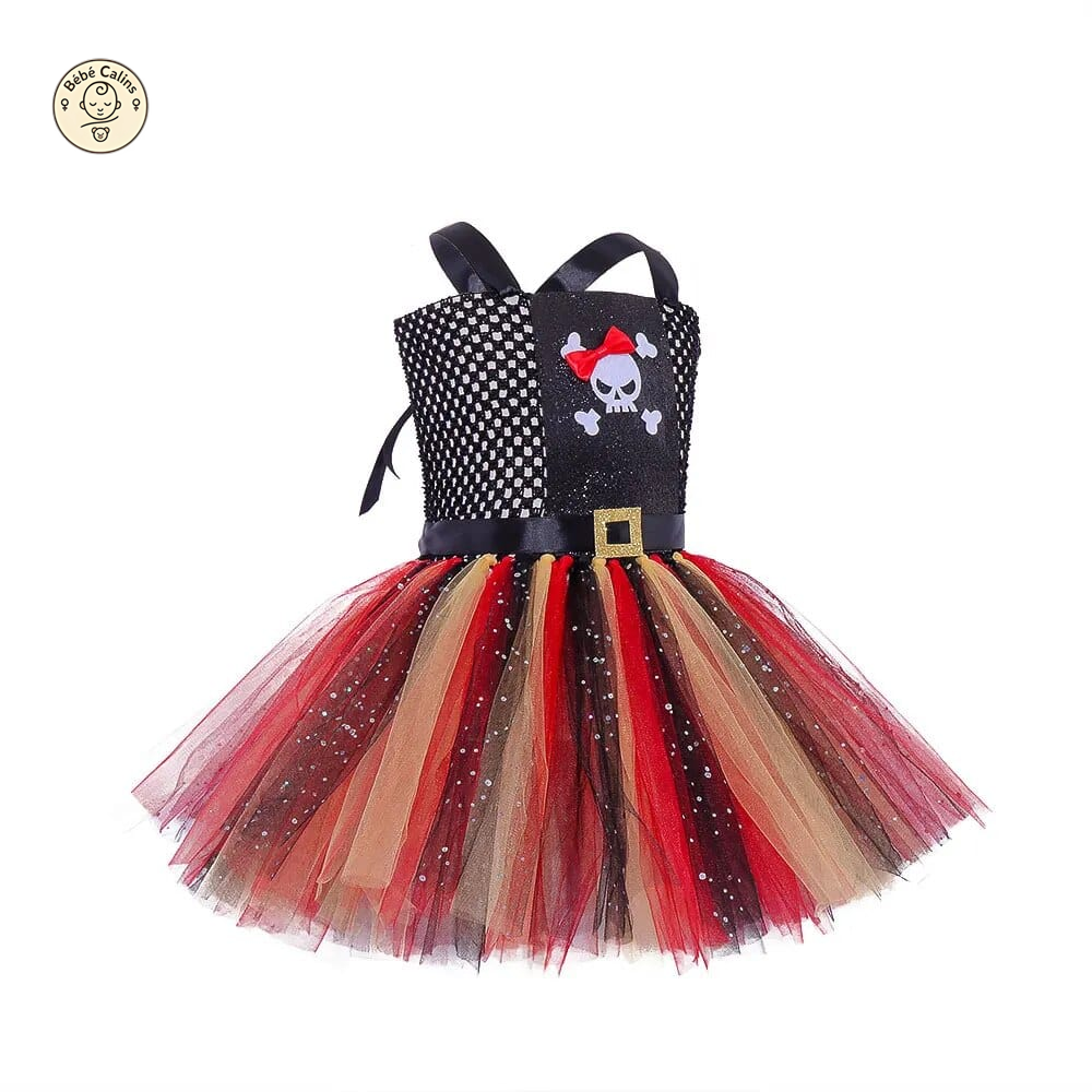 Déguisement robe pirate fillette halloween carnaval
