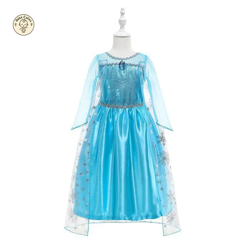 Déguisement Princesse Elsa Enfant Déguisement Bleu