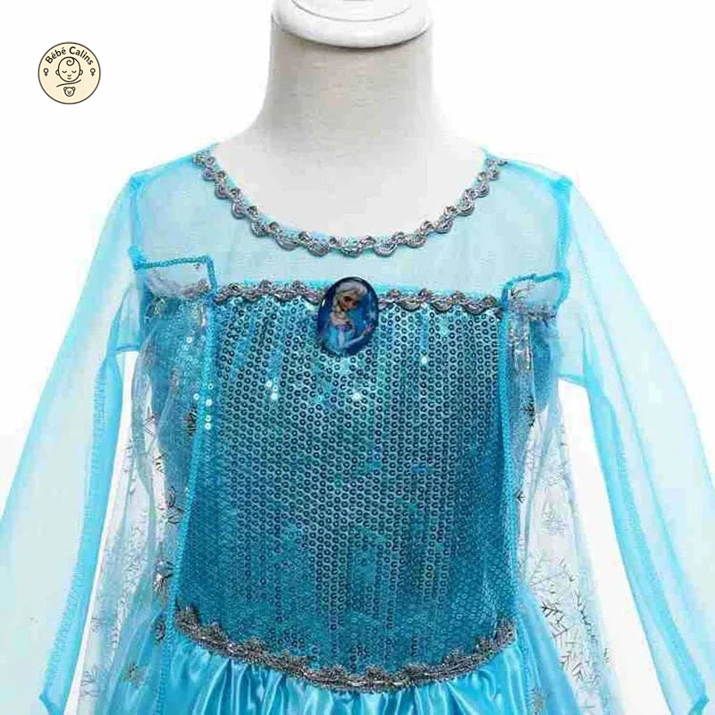 Déguisement Princesse Elsa Enfant Déguisement Bleu