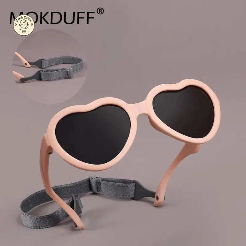 Lunettes de soleil bébé coeur 0-2 ans