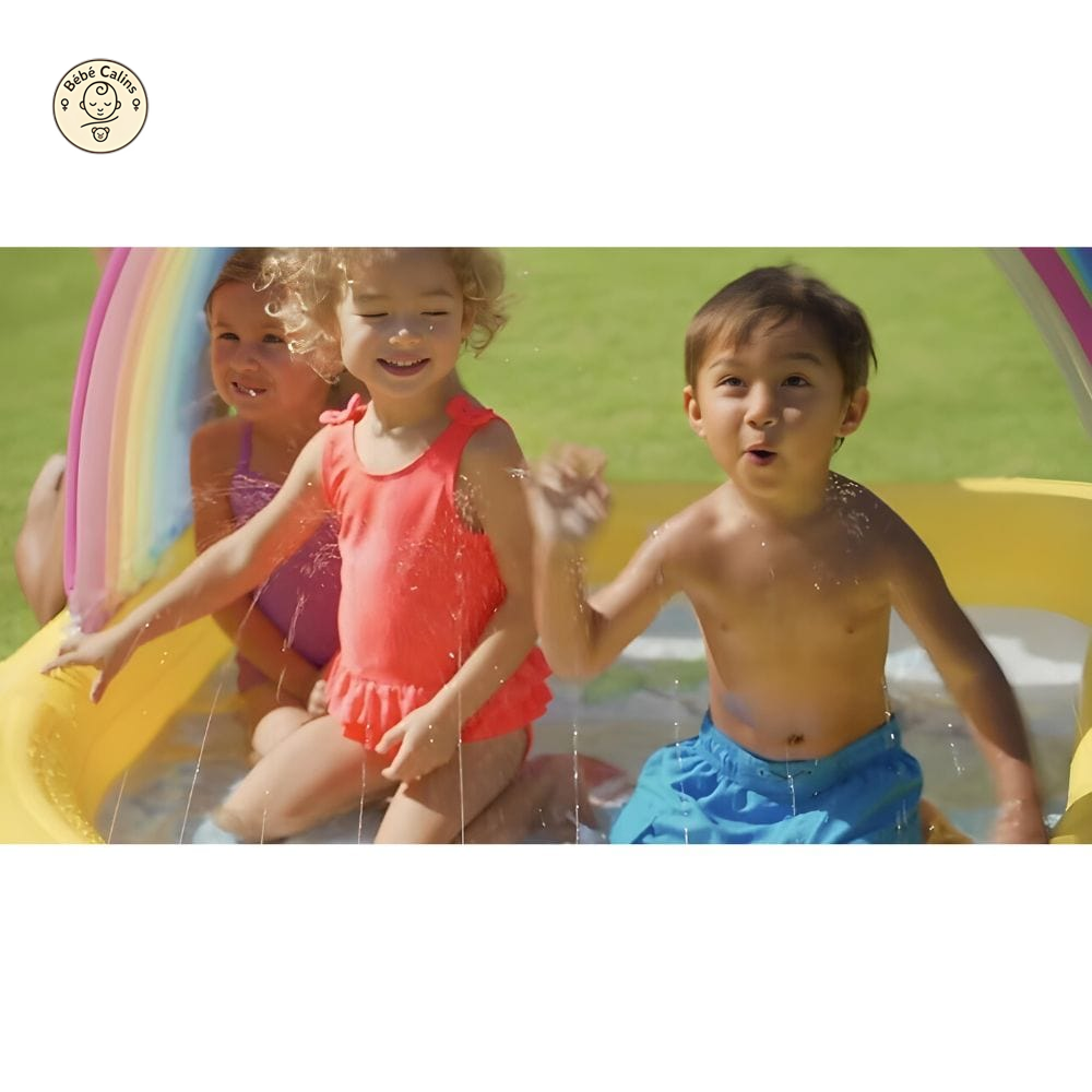 Piscine bébé gonflable avec air de jeu