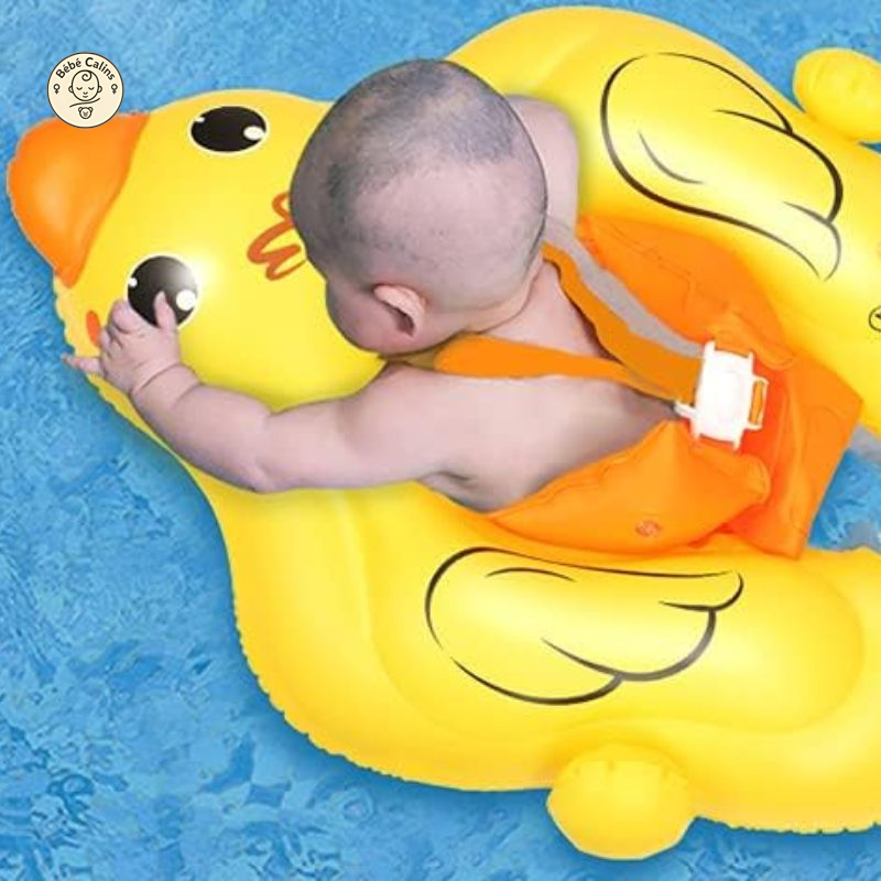 Bouée Bébé Canard Avec Pare-Soleil