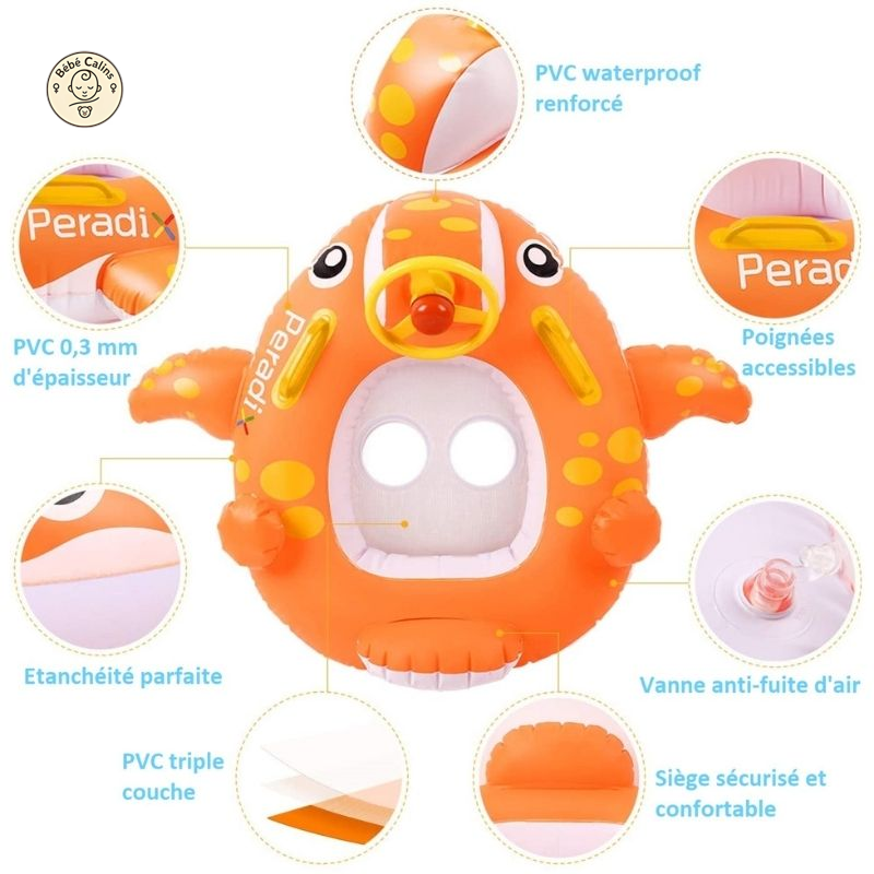 Bouée Gonflable Bébé Baleine
