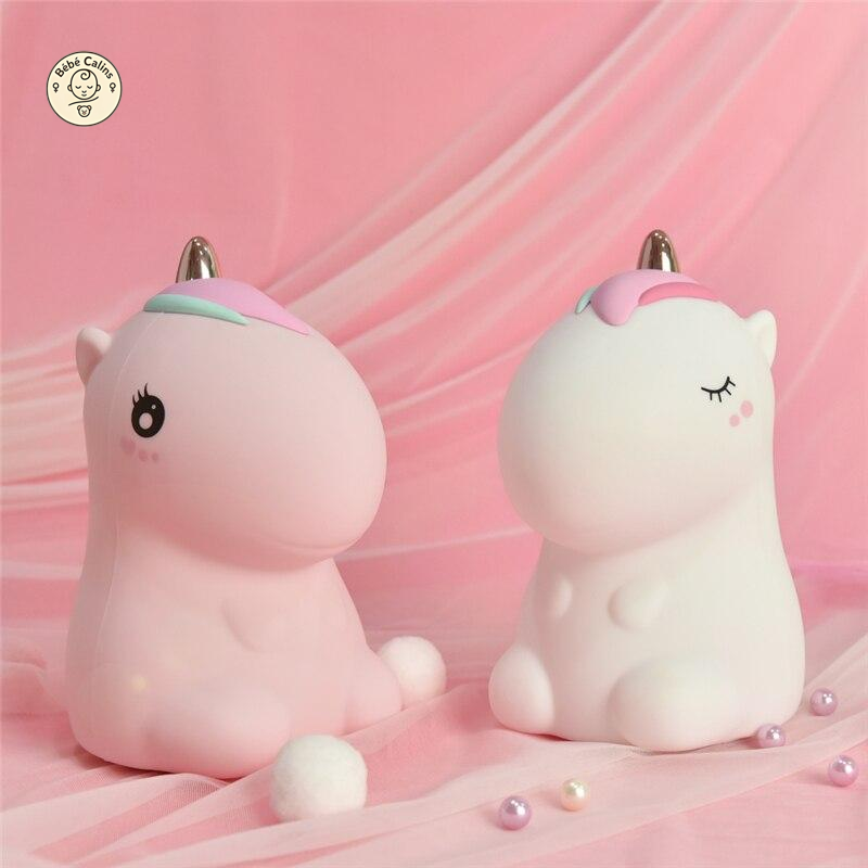 Veilleuse Licorne Silicone | Bébé Calins