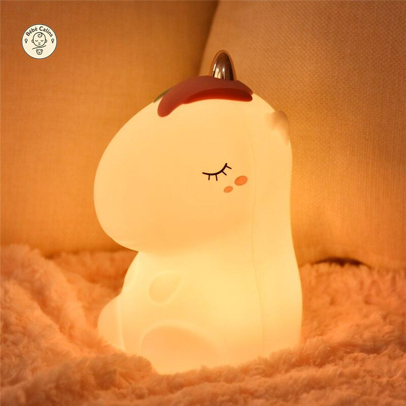 Veilleuse Licorne Silicone | Bébé Calins